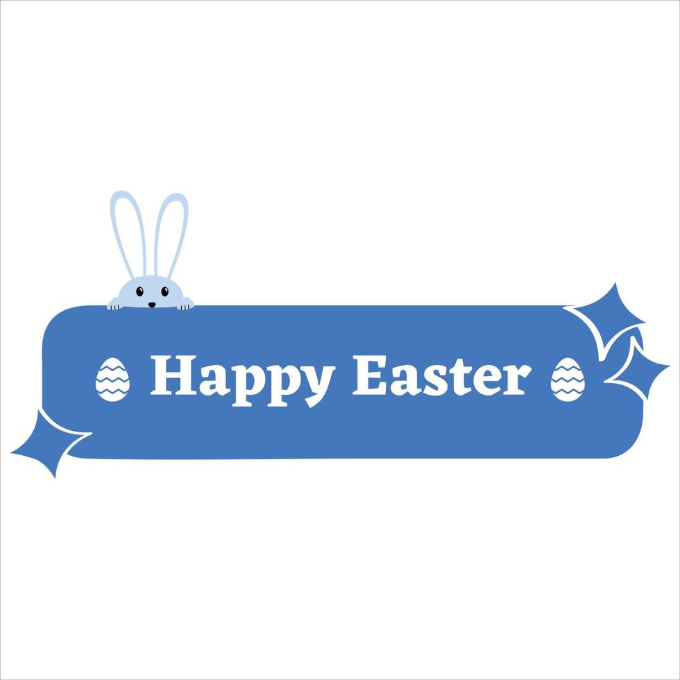 Happy Easter poster vector