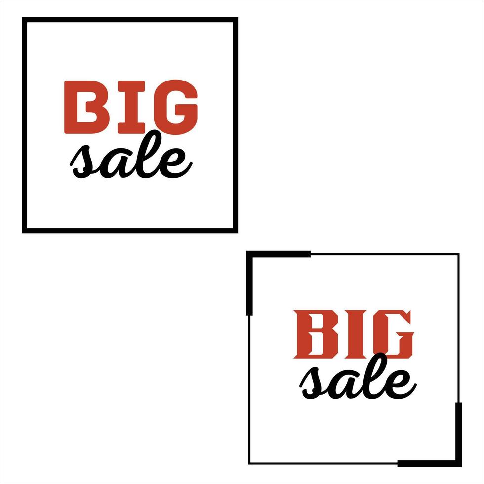 Big sale banner vector