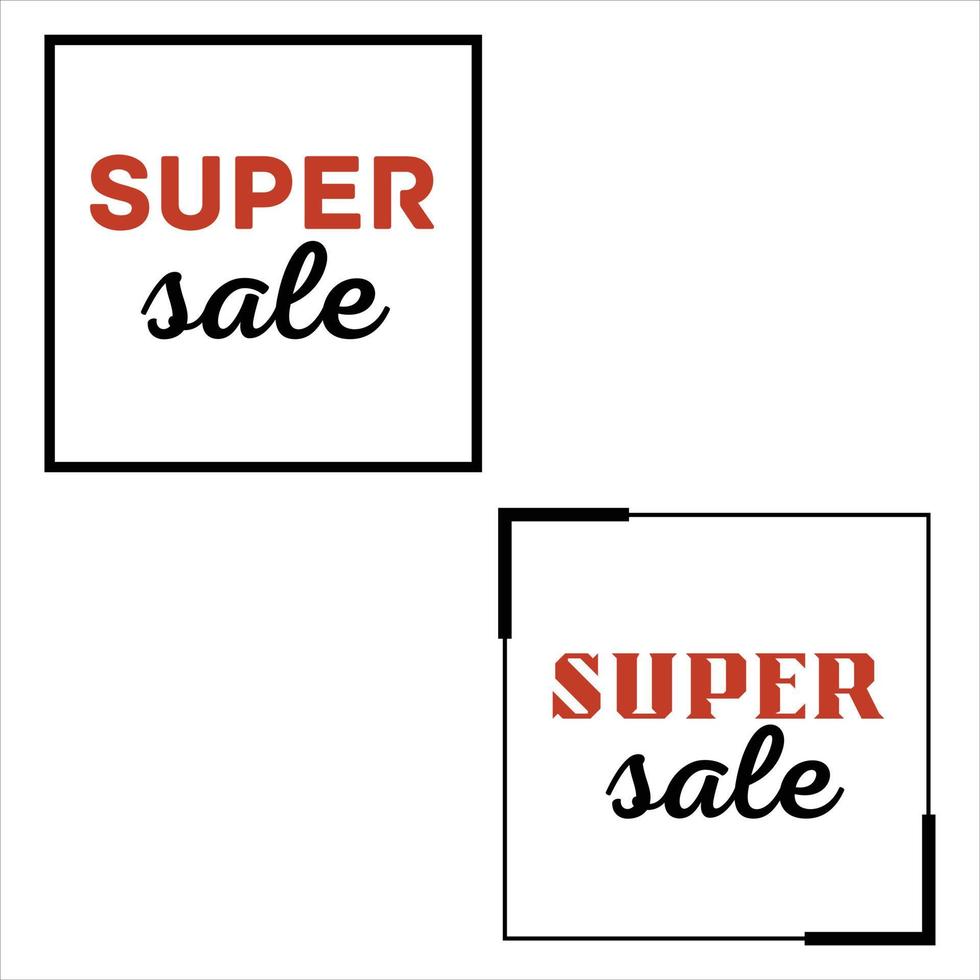 Super sale banner vector