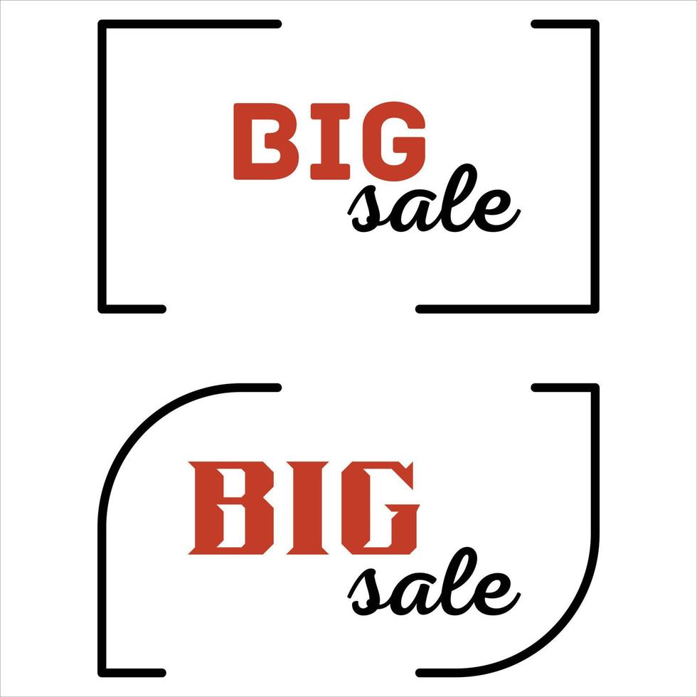 Big sale banner vector