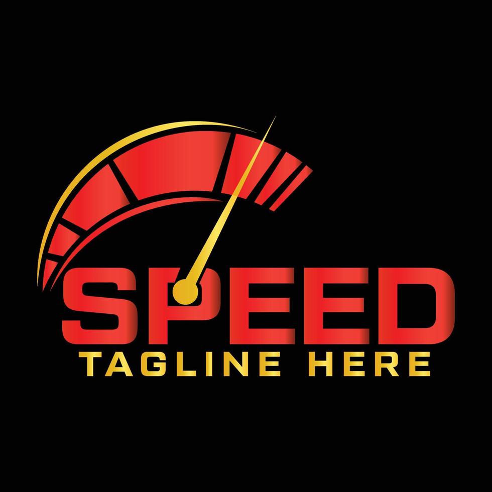 Speed logo free vector