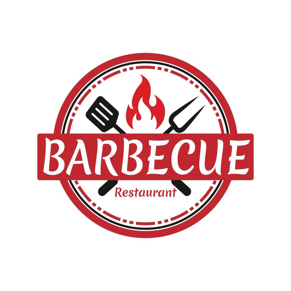 vintage classic logos of smoke house, Barbecue BBQ Smoke And Grill Restaurant Logo Template vector, rustic, roasted logo design vector