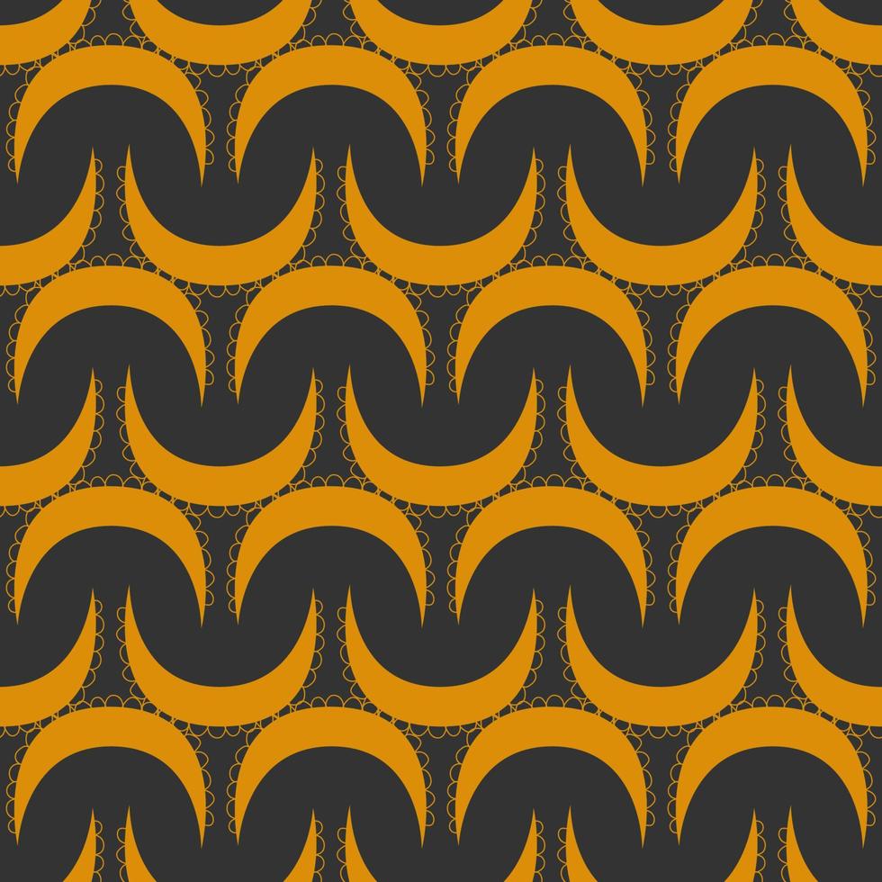 Vector pattern. Crescent. Seamless pattern