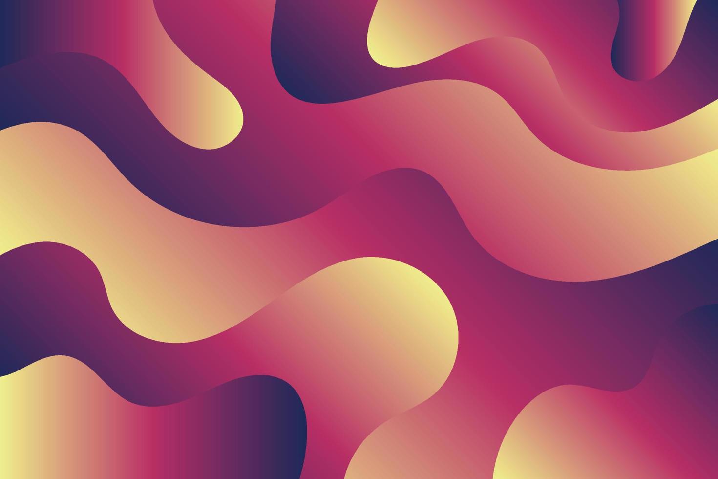 fondo de forma húmeda de gota de onda suave. composición de ondas de gradiente líquido abstracto ilustración de fondo de vector 2d para página de inicio, póster y tarjeta de invitación