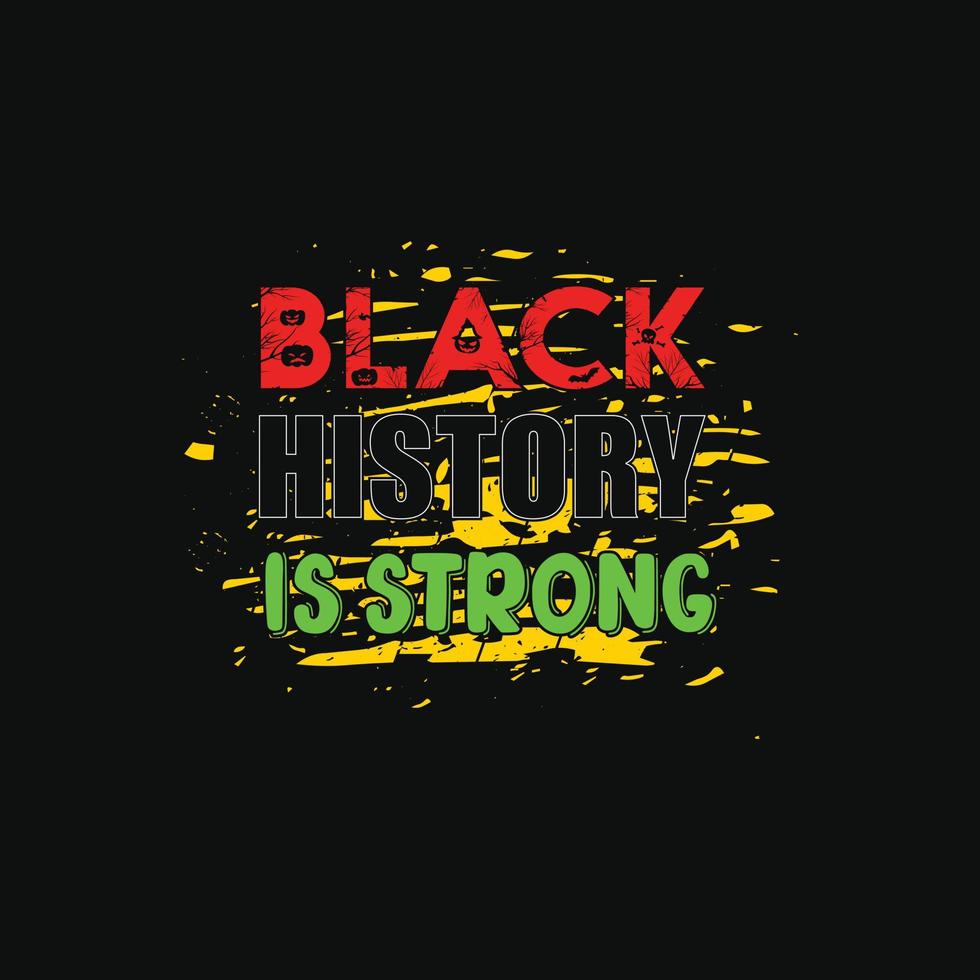 Black Lives Matter vector t-shirt design. Black History Month t-shirt design. Can be used for Print mugs, sticker designs, greeting cards, posters, bags, and t-shirts.