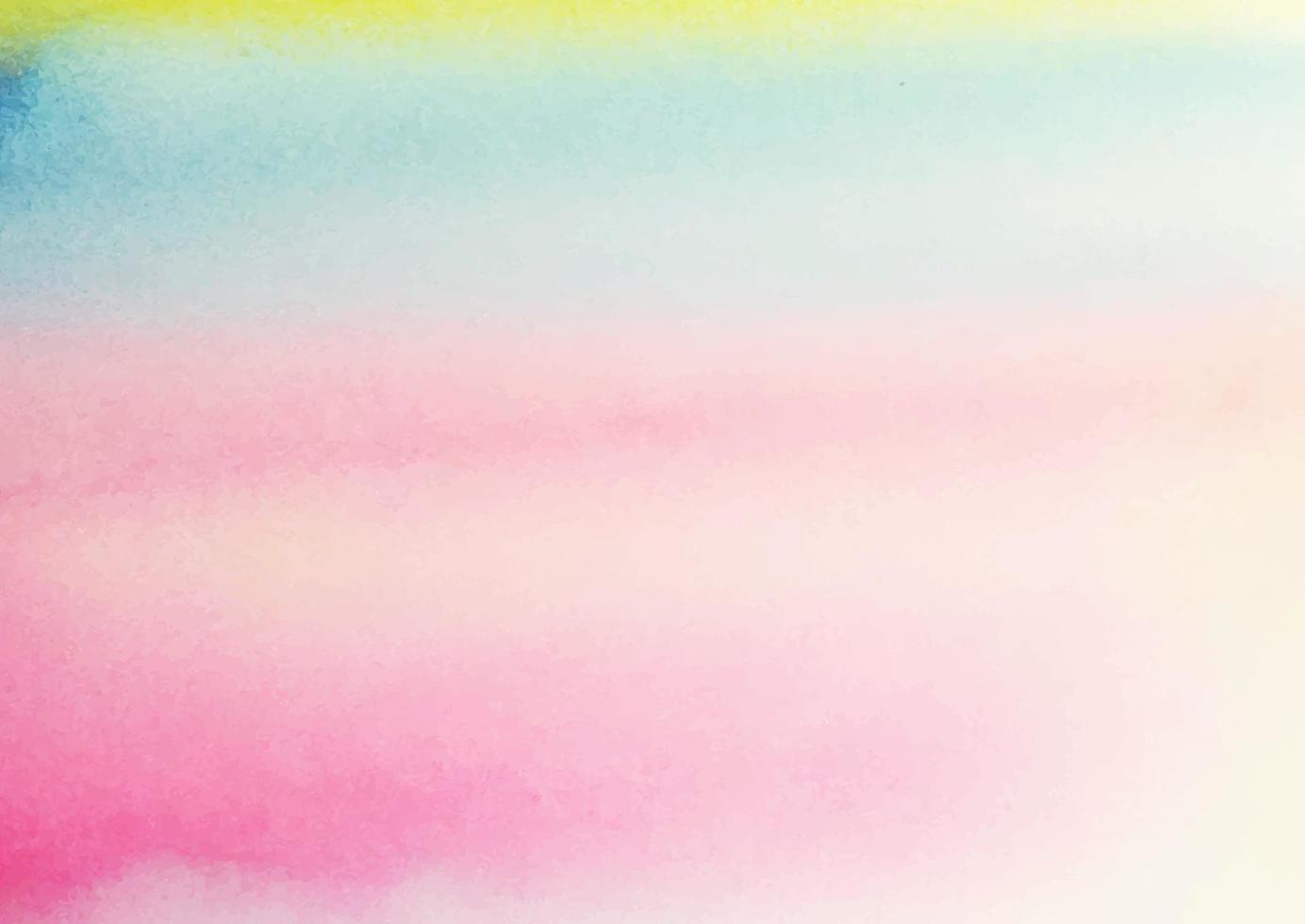 pastel coloured hand painted watercolour texture vector