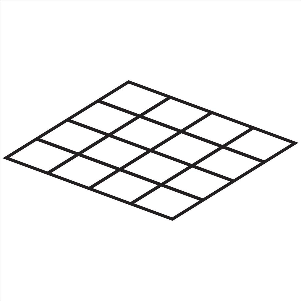 Vector, Image of floor, Black and white color, with transparent background vector
