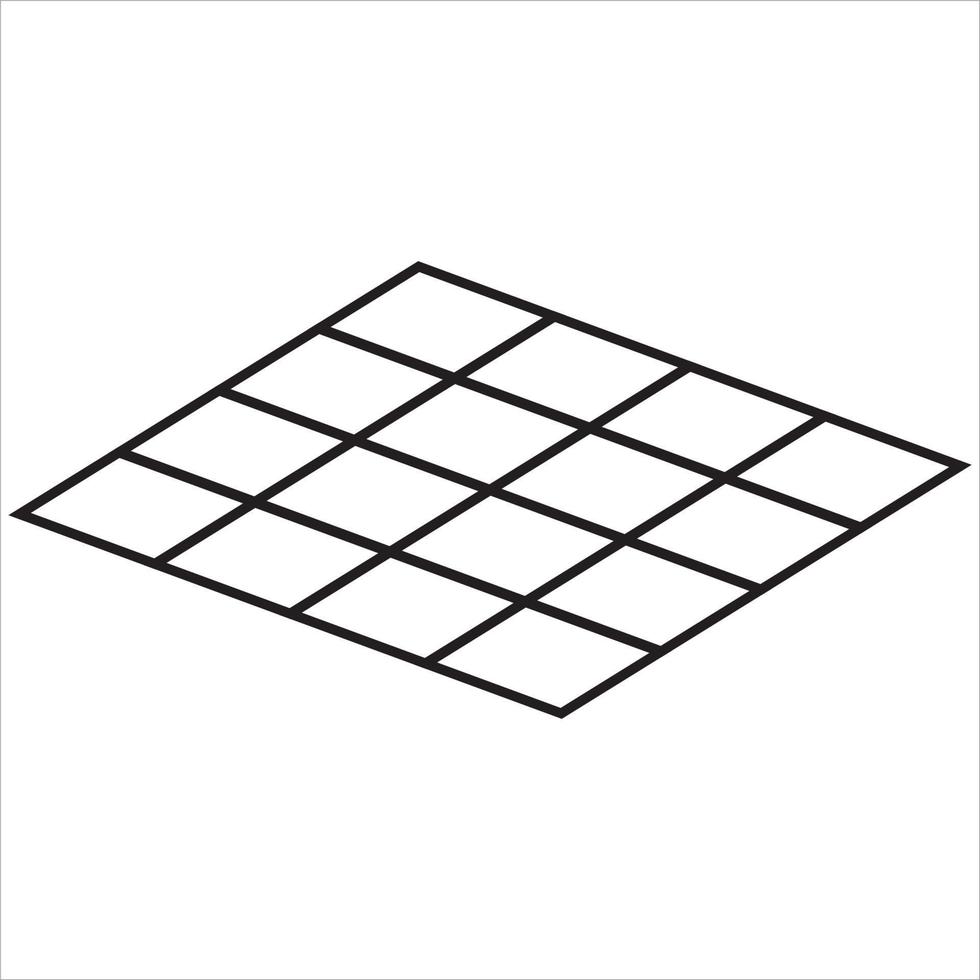 Vector, Image of floor, Black and white color, with transparent background vector