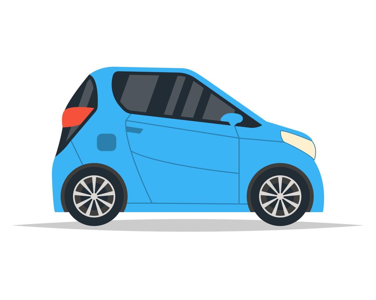 Electric car icon. Vector illustration.