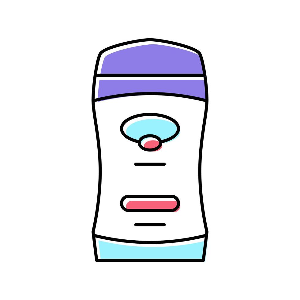deodorant aromatic cosmetic color icon vector illustration
