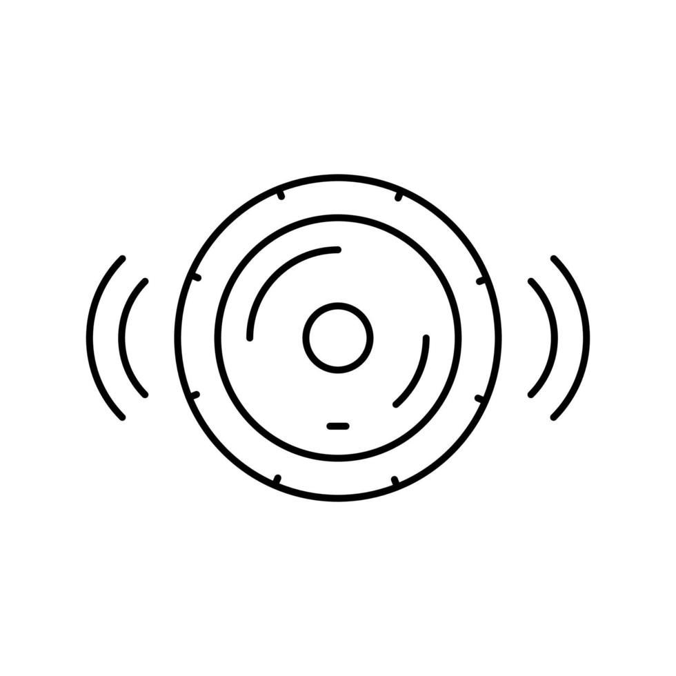 bass dynamic line icon vector illustration