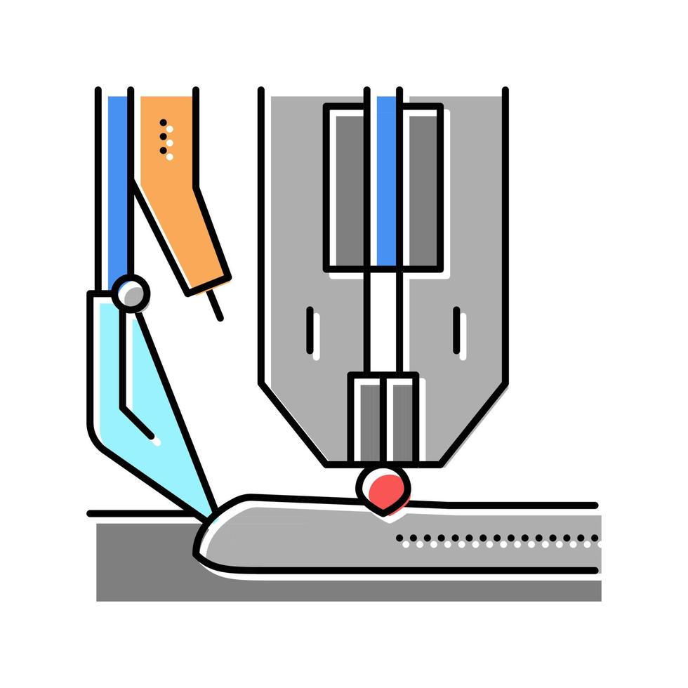 ilustración de vector de icono de color de soldadura hiperbárica