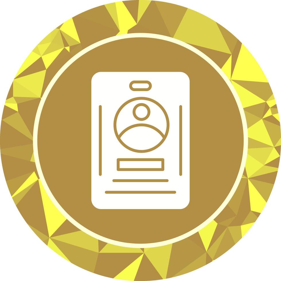 Office Card Vector Icon