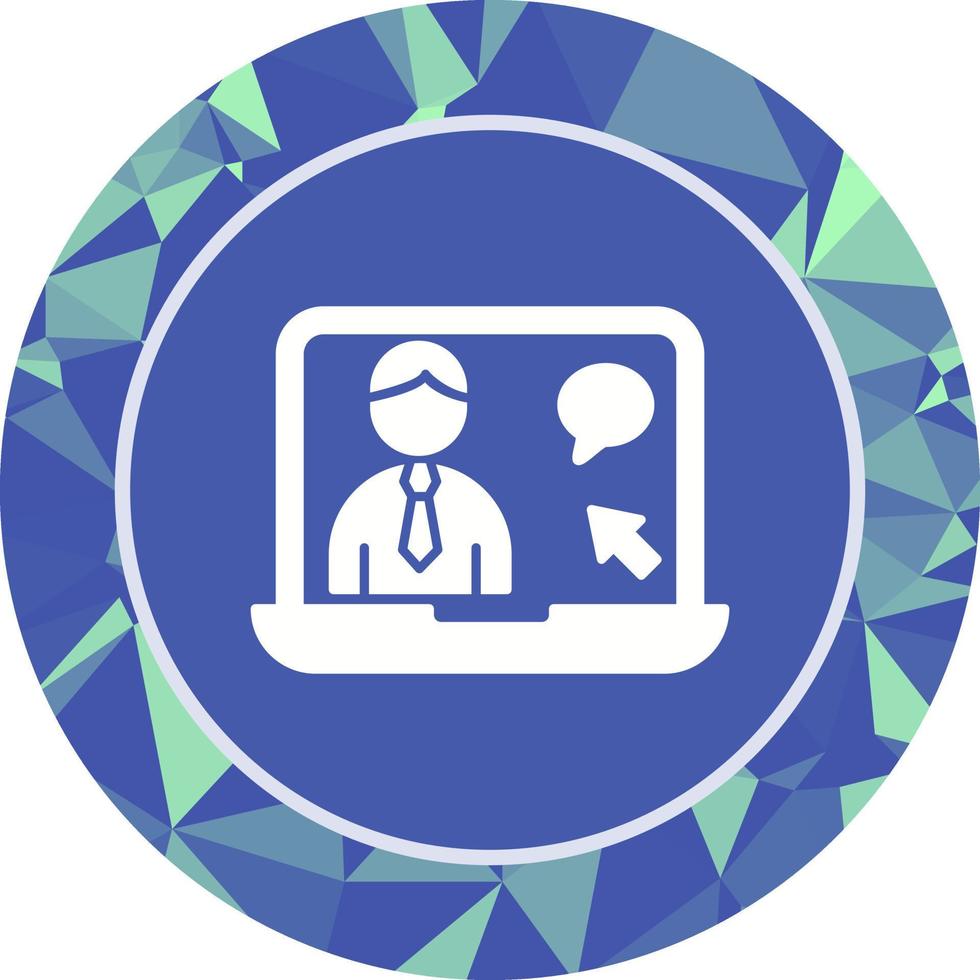 Online Interview Vector Icon