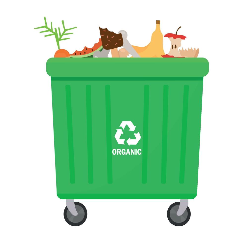 Vector illustration of Trash Bin