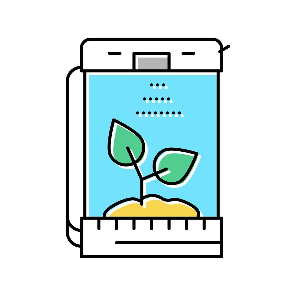 future warehouse color icon vector illustration