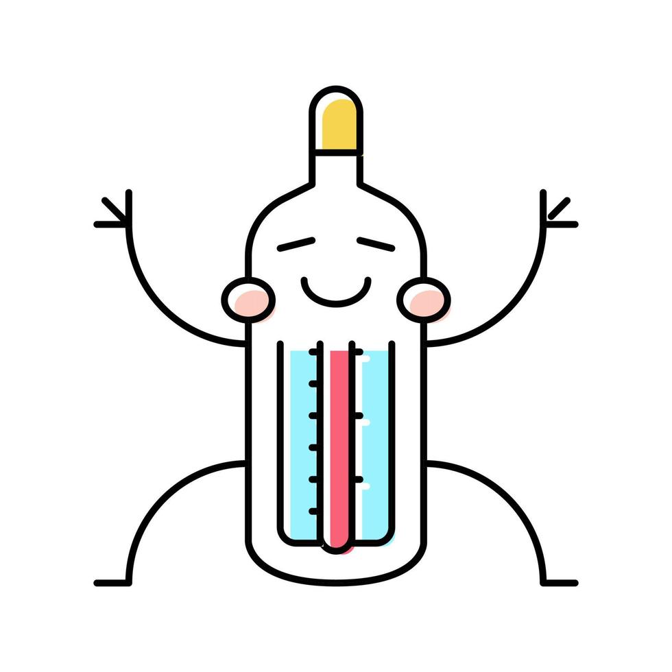 thermometer tool color icon vector illustration