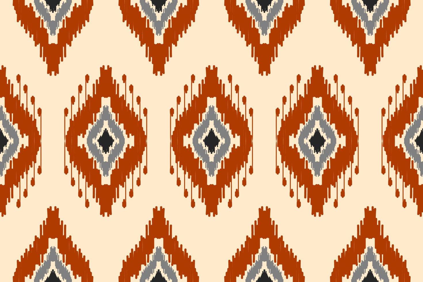 Abstract ethnic pattern art. Ikat seamless pattern traditional. American, Mexican style. vector