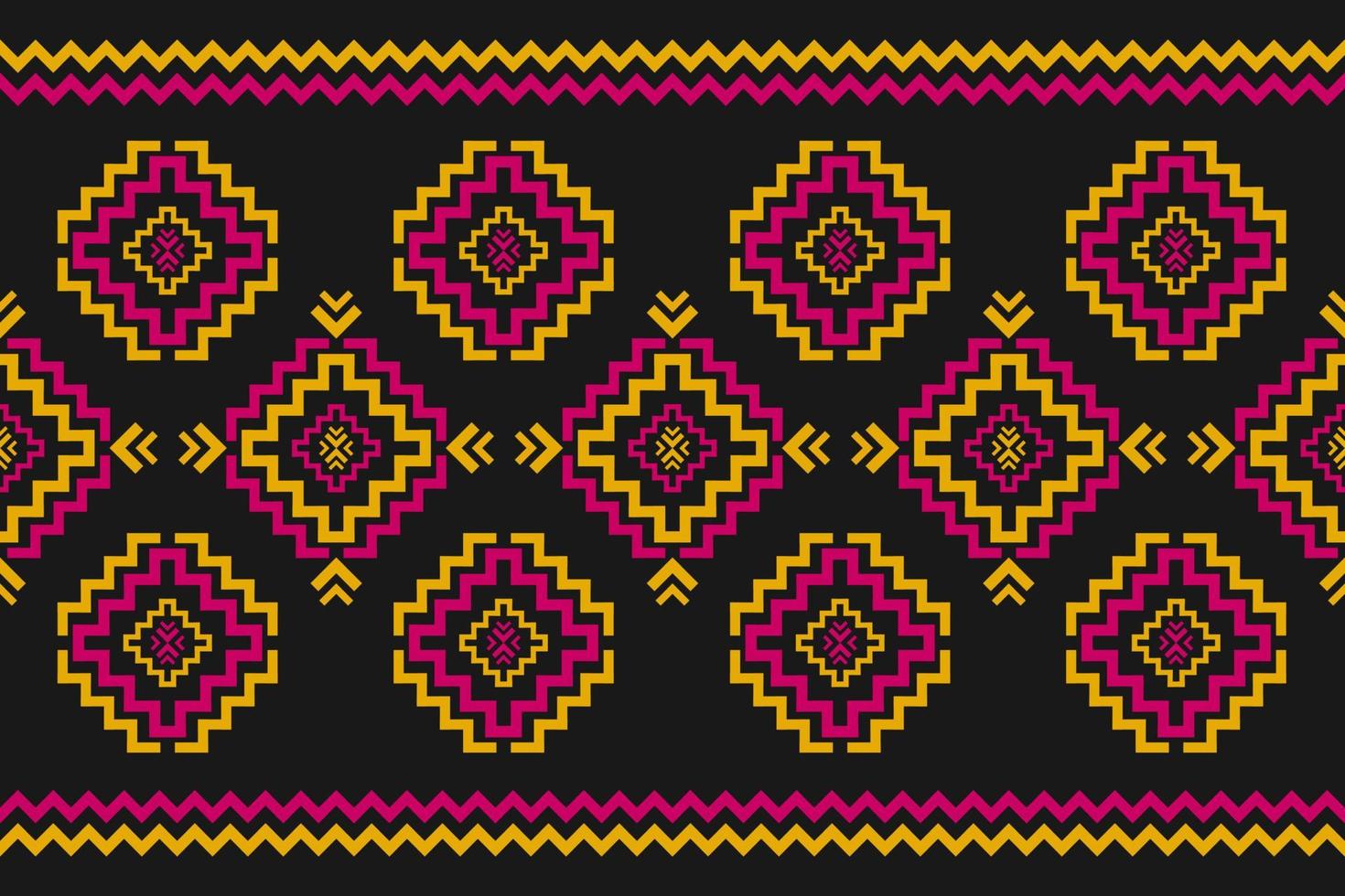Carpet tribal pattern art. Geometric ethnic seamless pattern traditional. American, Mexican style. vector