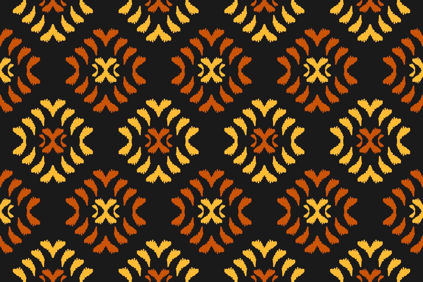 Abstract ethnic pattern art. Ikat seamless pattern traditional. American, Mexican style. vector