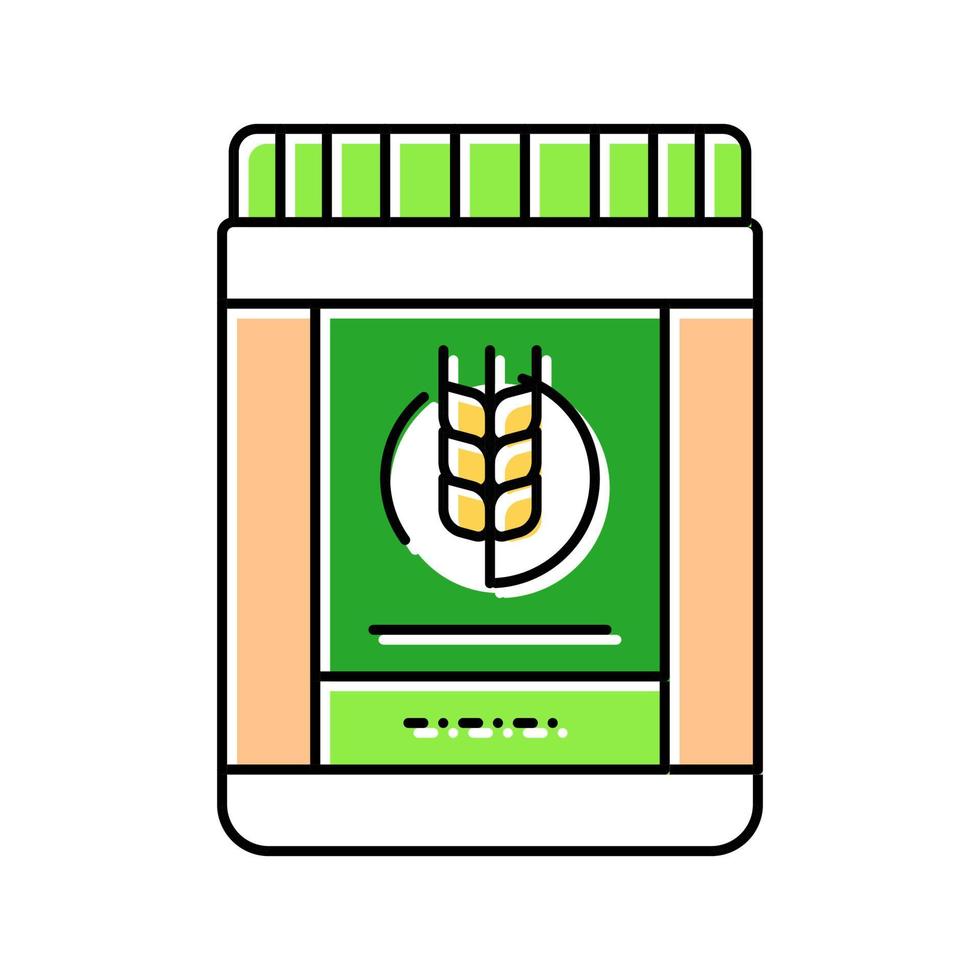grass juice barley color icon vector illustration