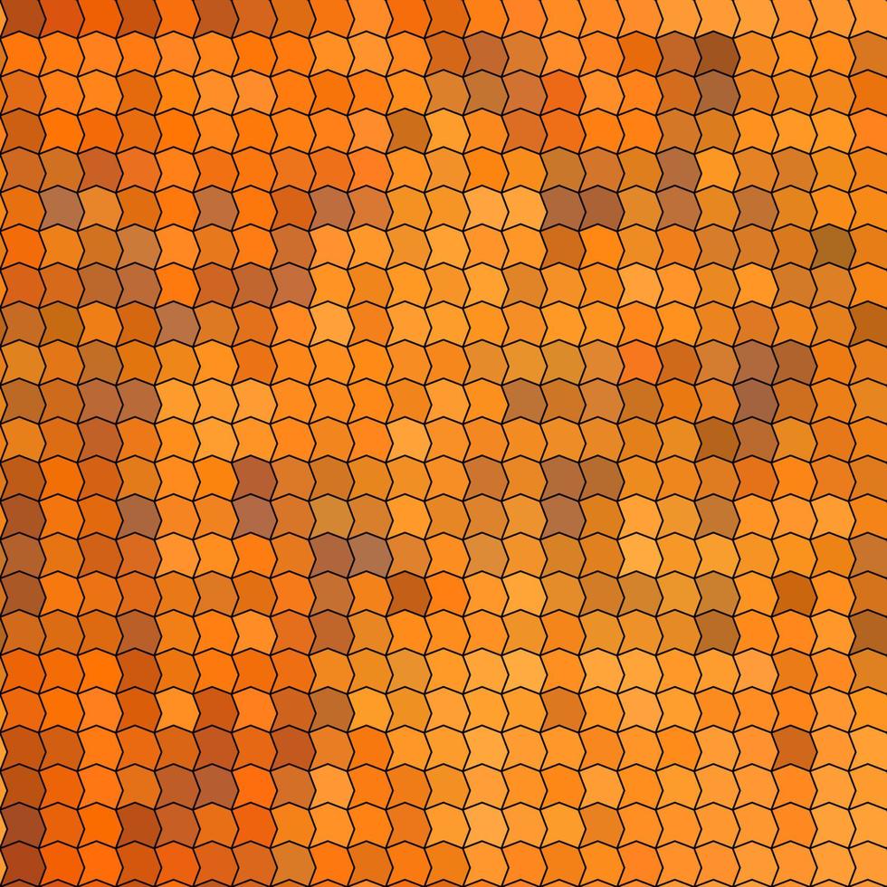 Seamless vector pattern with orange autumn tiles