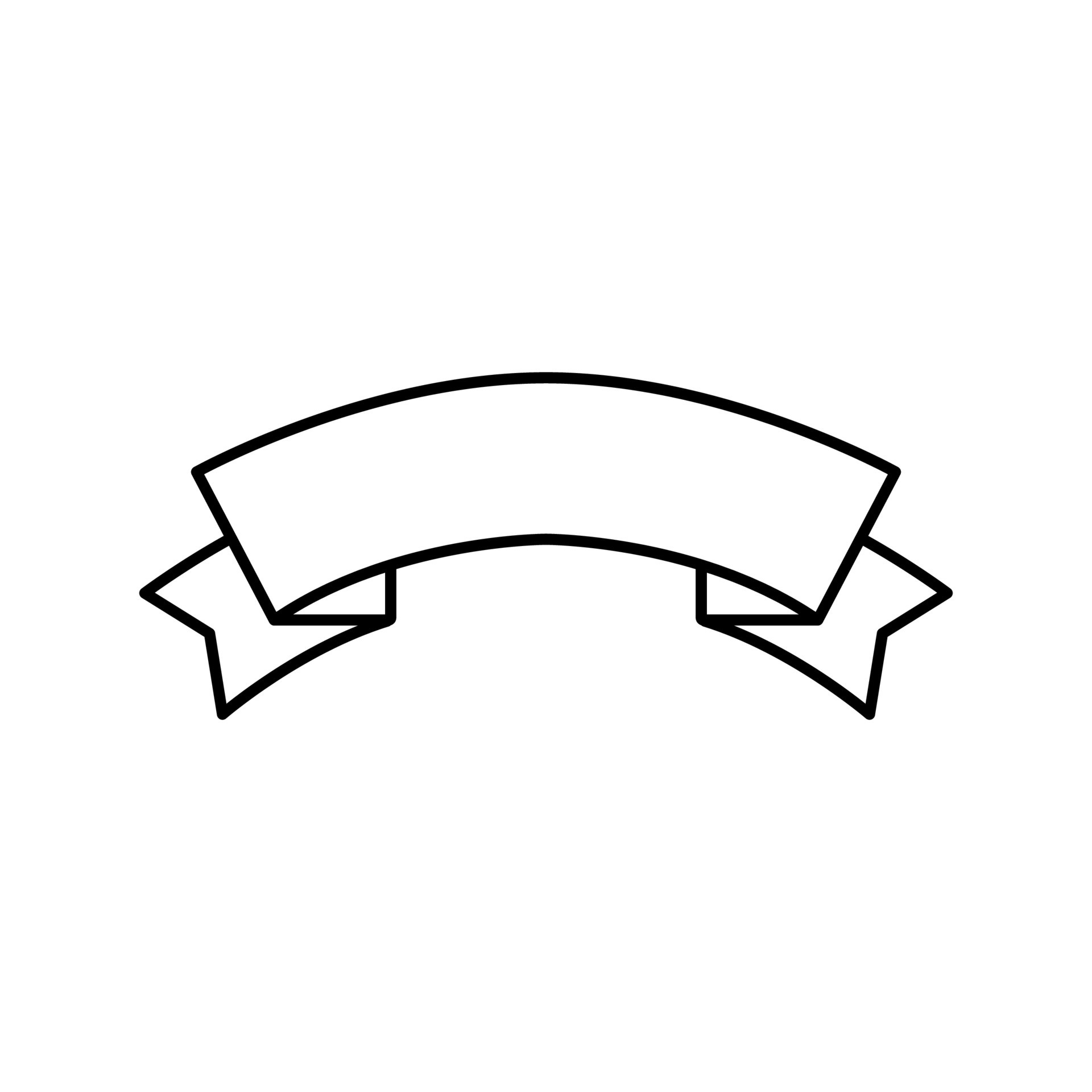 template ribbon banner design line icon vector illustration 18994812 template ribbon banner design line icon vector illustration 18994812