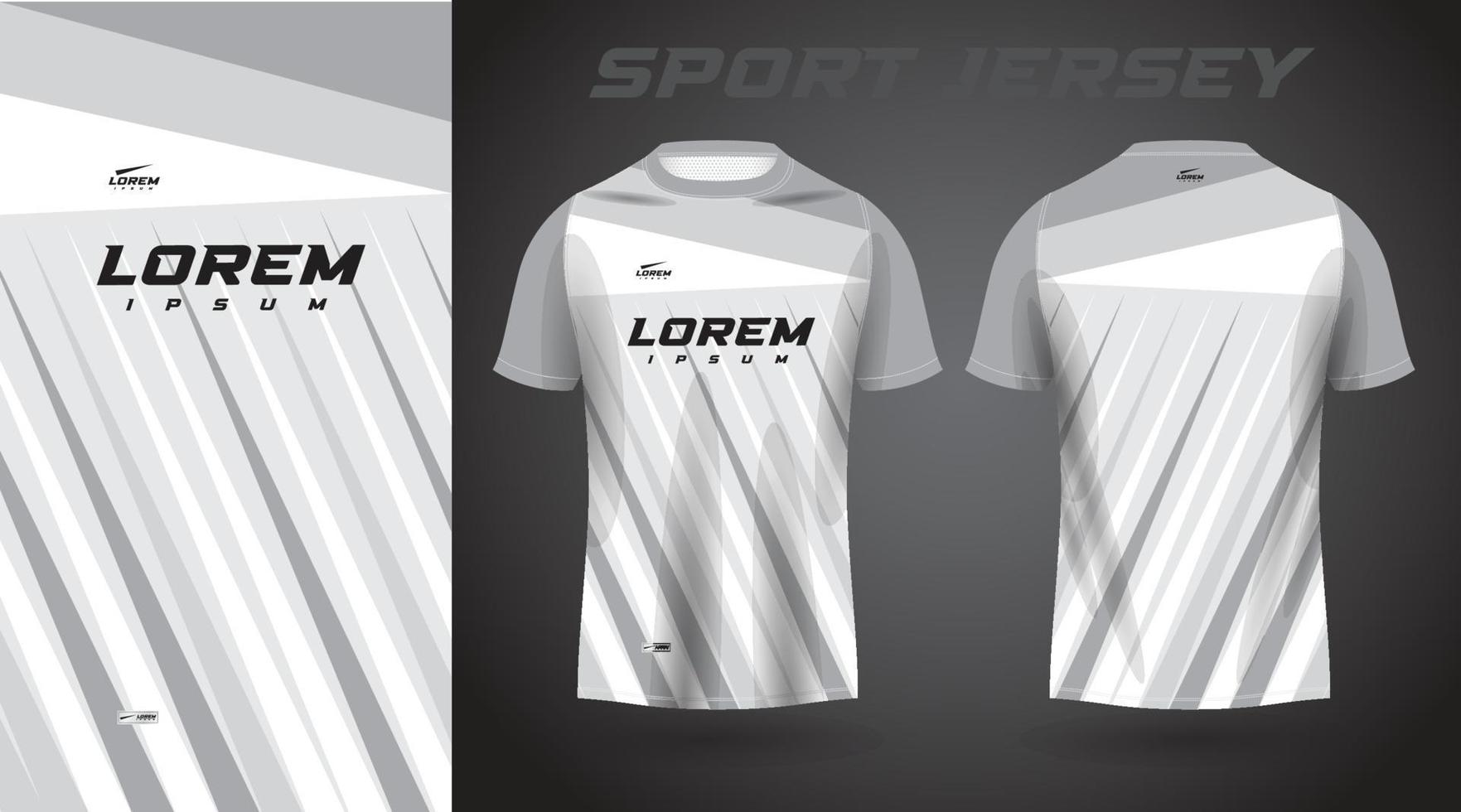 white shirt sport jersey design 18994921 Vector Art at Vecteezy