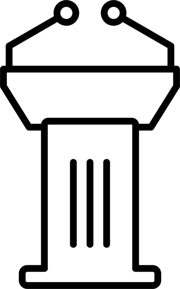 Podium Vector Icon