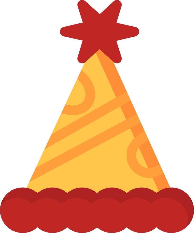 icono de vector de sombrero de fiesta