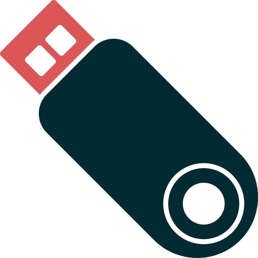 icono de vector de almacenamiento usb