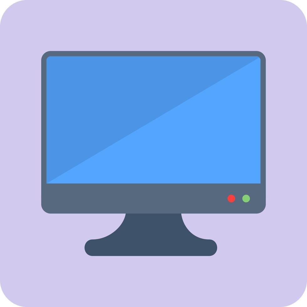 Monitor Screen Vector Icon