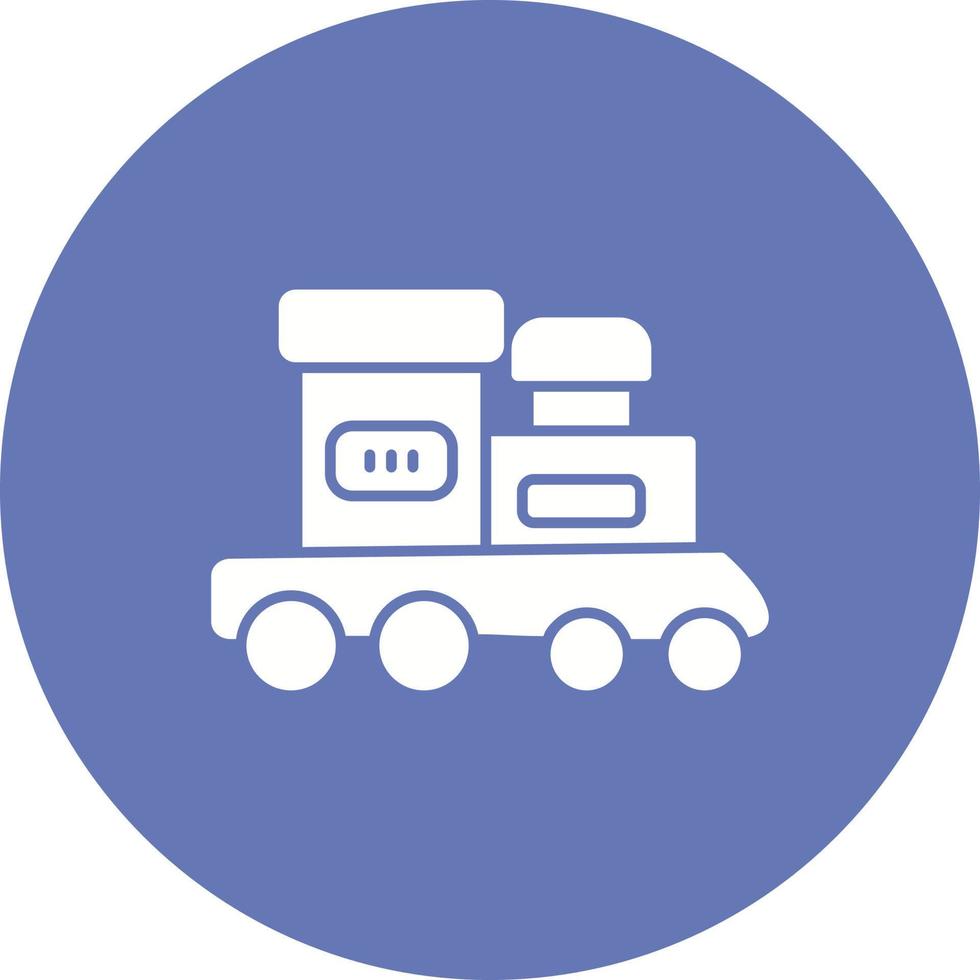 icono de vector de tren