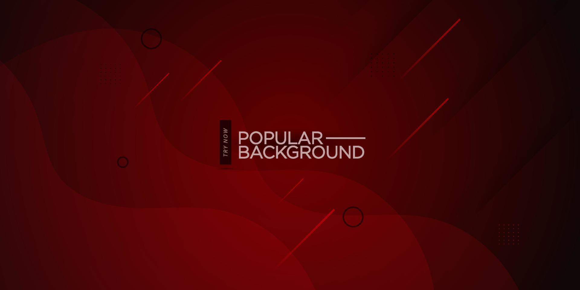 Abstract dark red gradient illustration background with 3d look and simple wave pattern. cool design and luxury.Eps10 vector