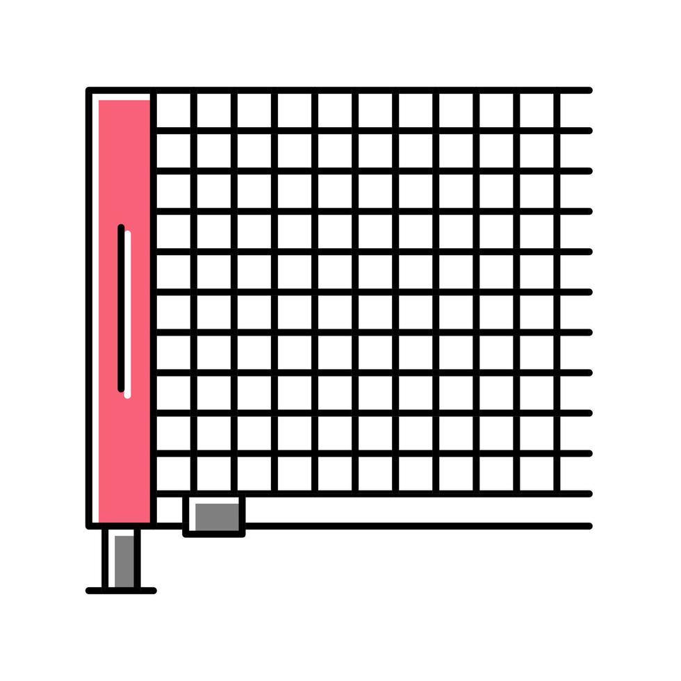 net tennis accessory color icon vector illustration