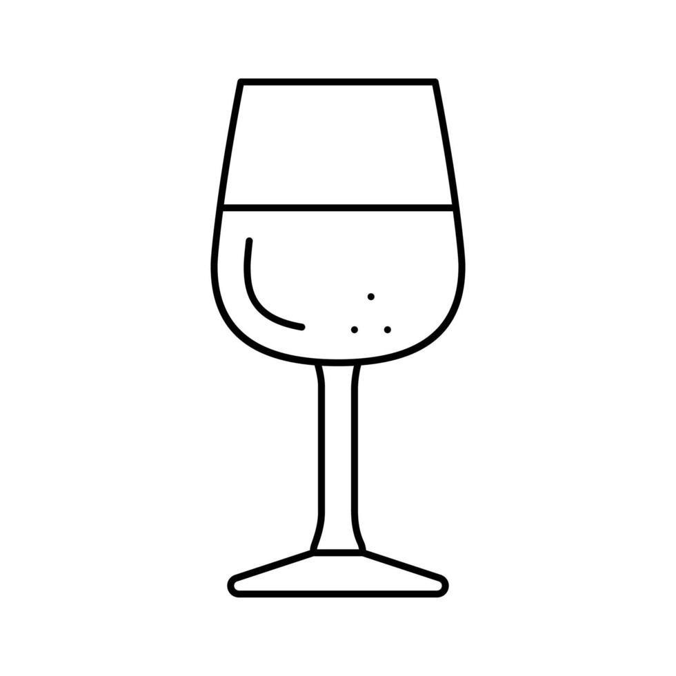 wine beverage drink line icon vector illustration