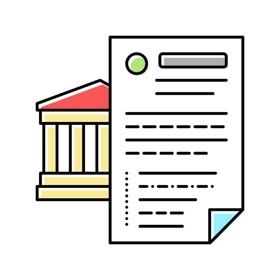 possibility of using various banking products color icon vector