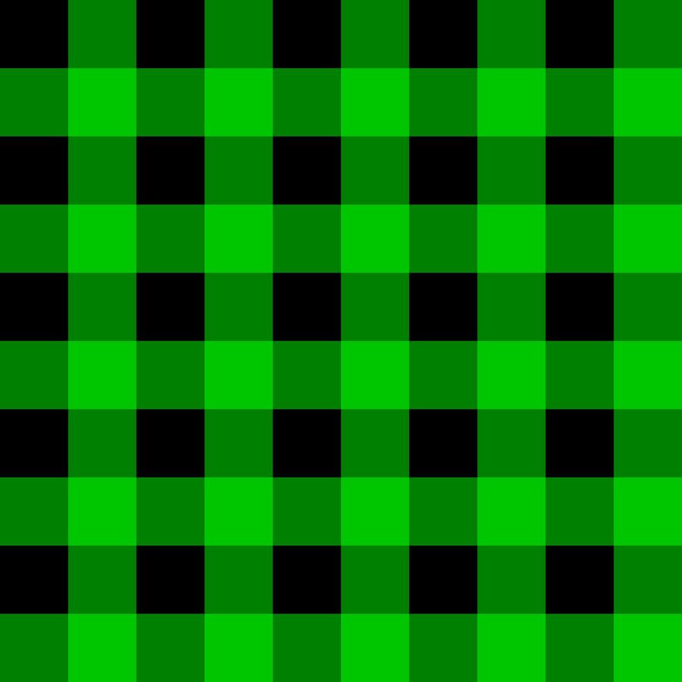green and black checkered pattern vector
