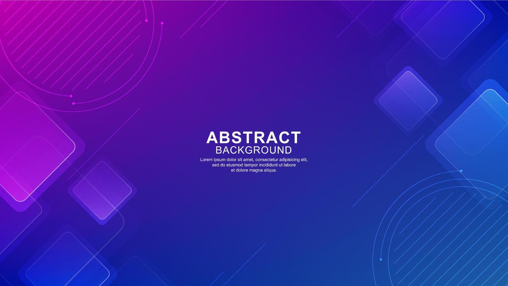 Modern geometric background with gradient colors vector