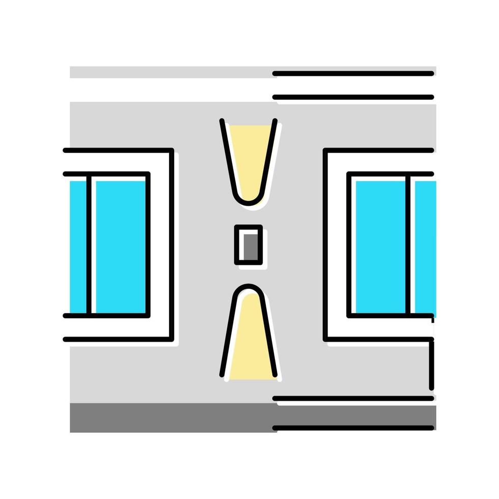 wall lighting color icon vector illustration