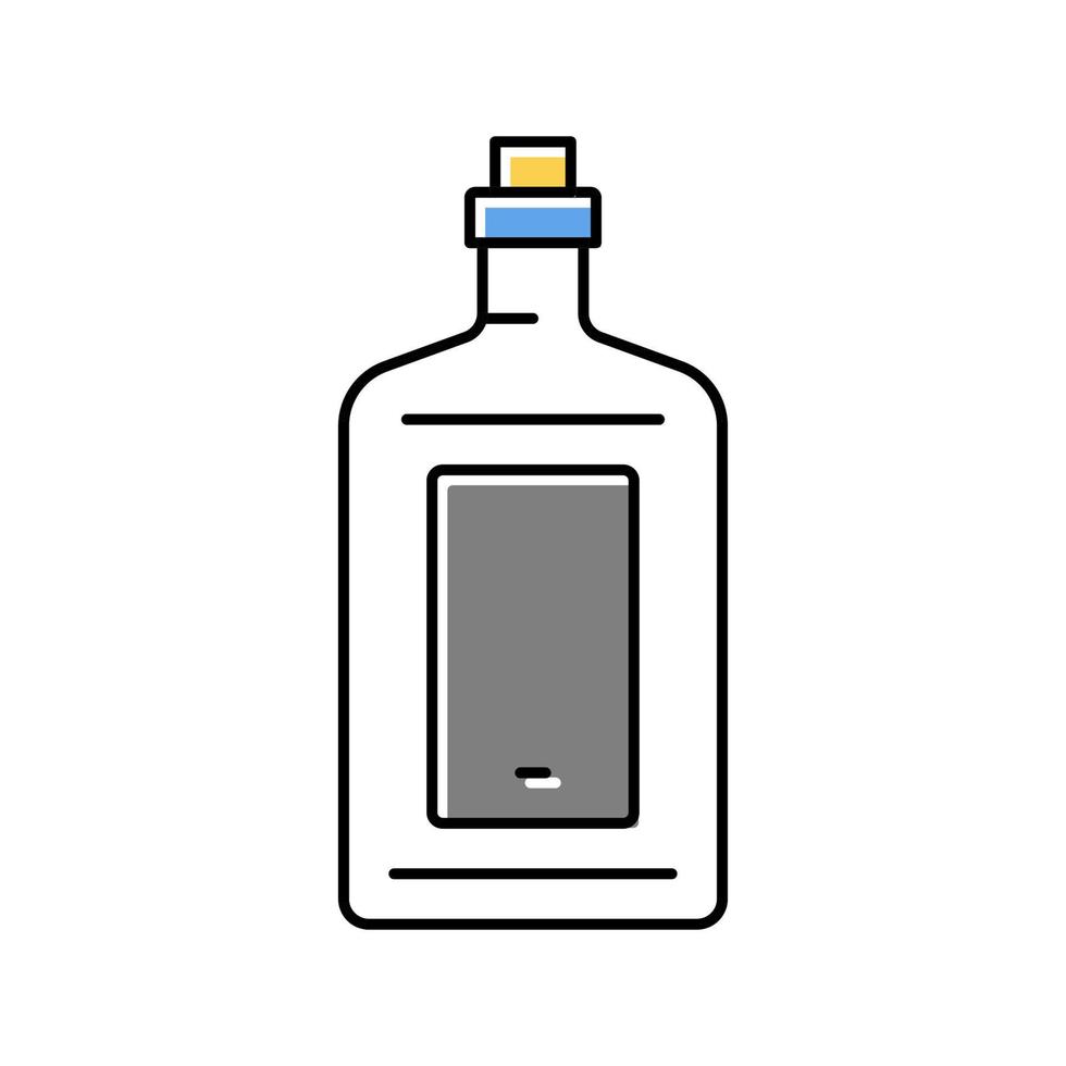 drink bottle color icon vector illustration