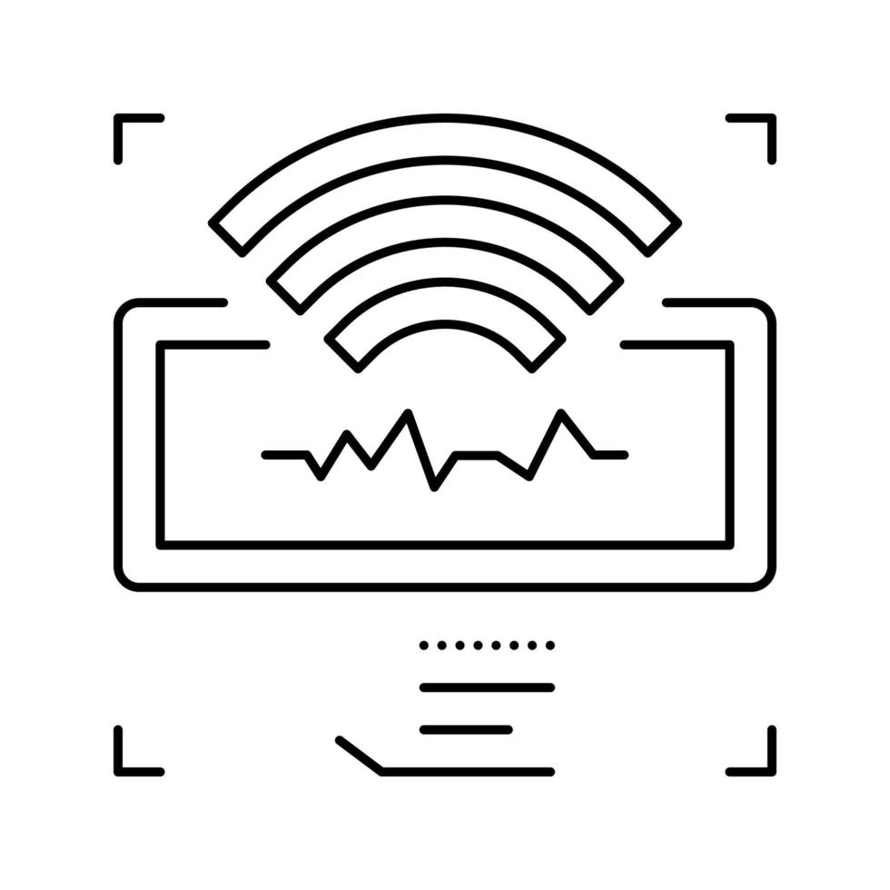 contact of communication line icon vector illustration