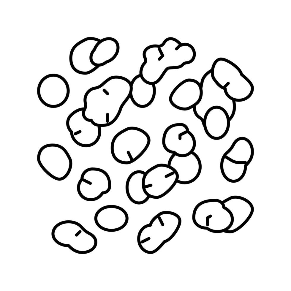 bread beekeeping line icon vector illustration