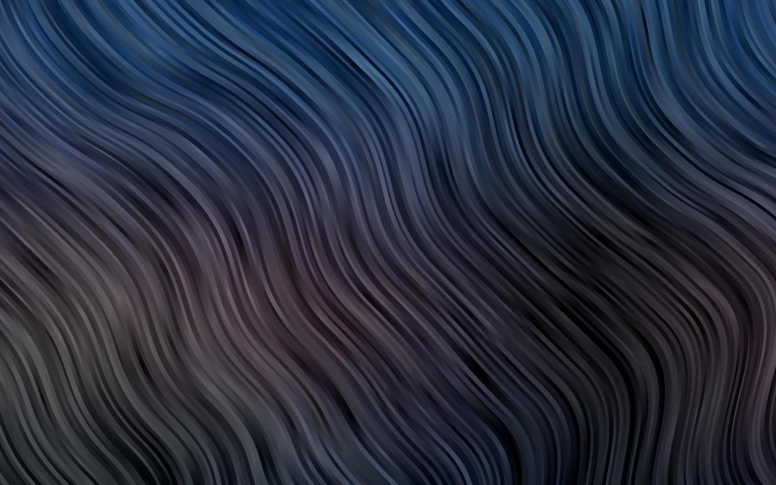 Dark Black vector backdrop with bent lines.