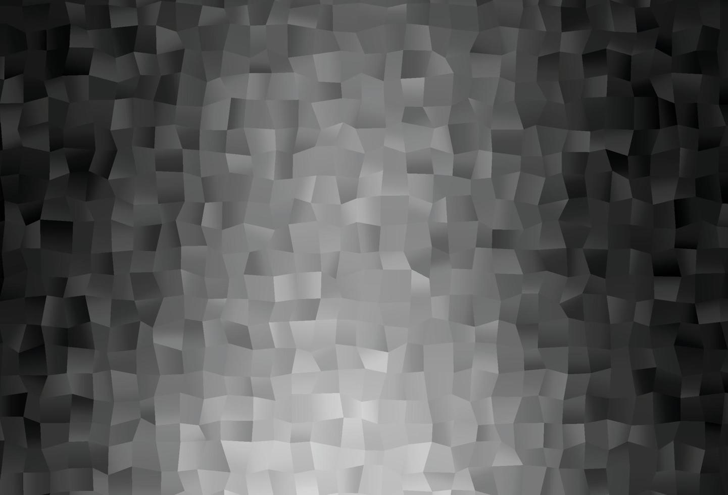 Telón de fondo abstracto de polígono vectorial gris plateado oscuro. vector