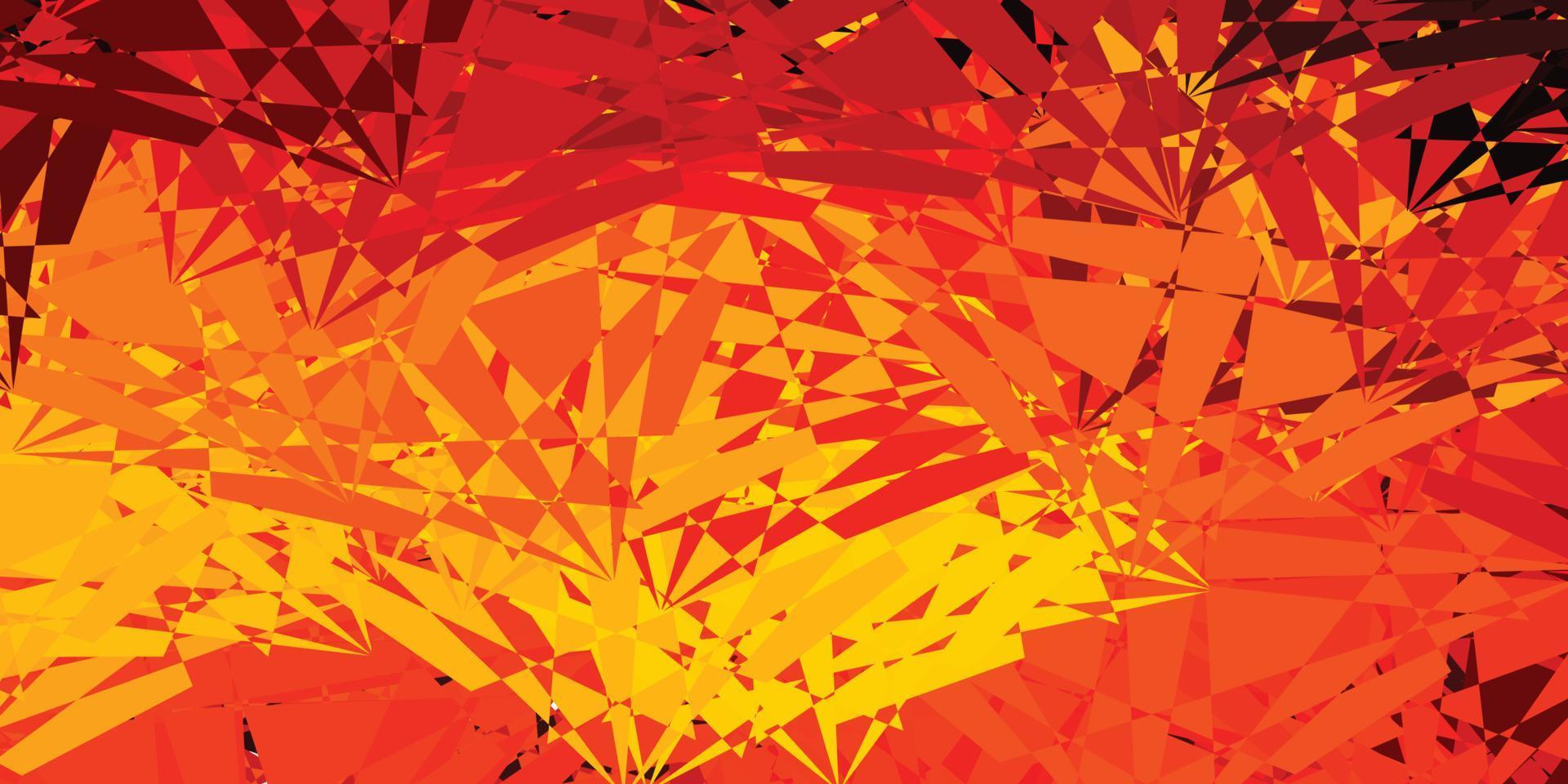 Dark Red vector texture with memphis shapes.