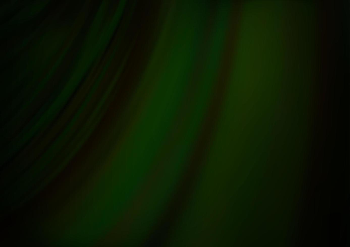 Dark Green vector template with bent ribbons.