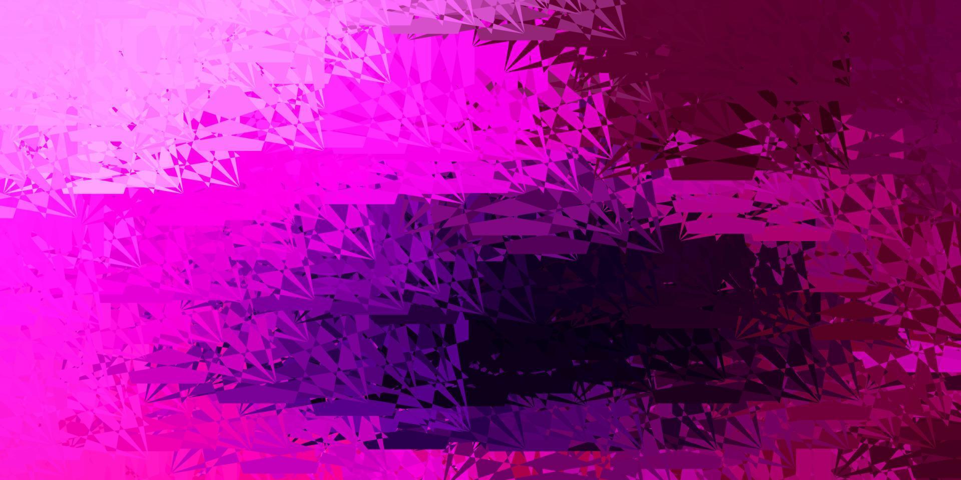 Light Purple, Pink vector background with polygonal forms.