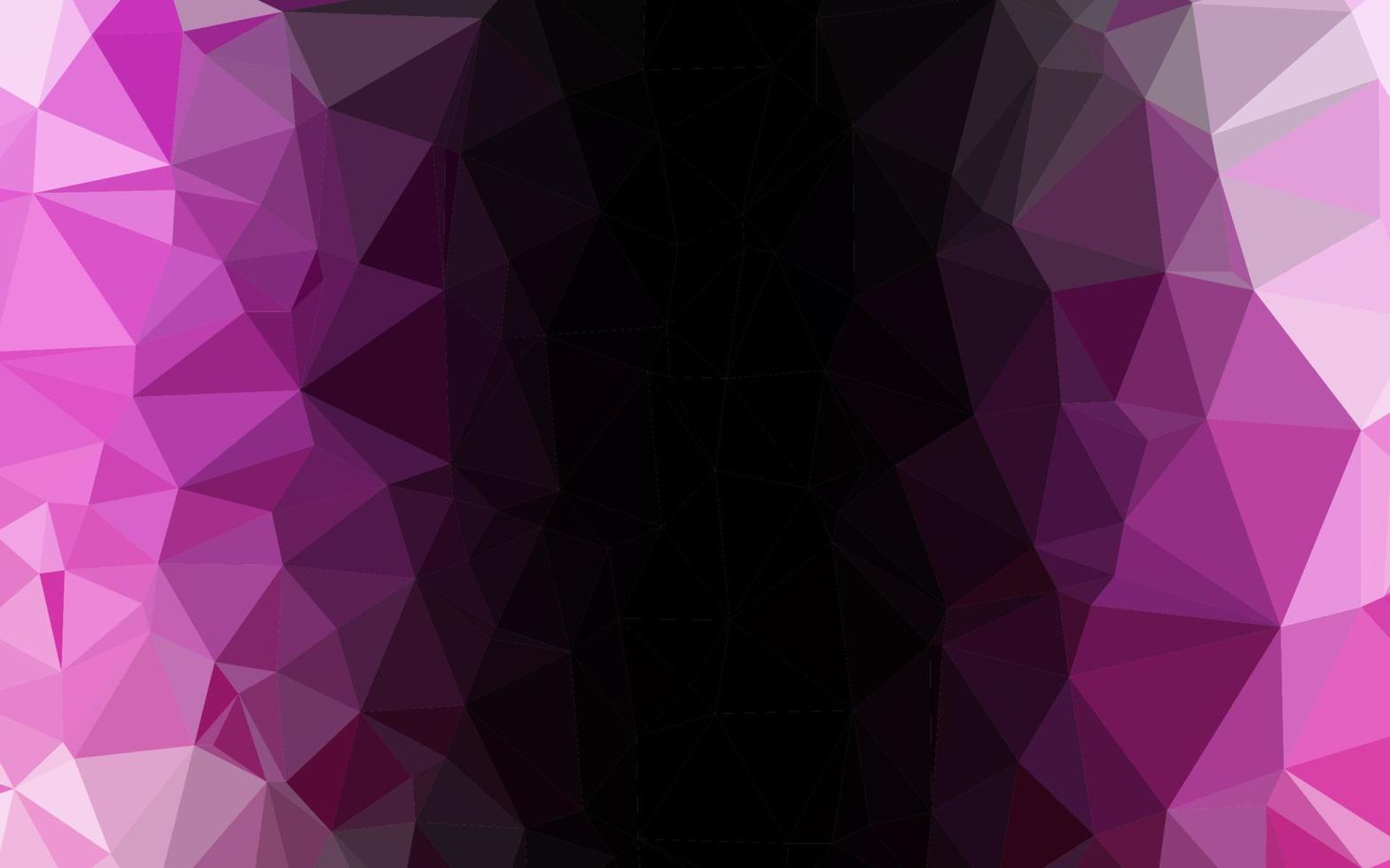 vector de color rosa claro brillante patrón triangular.