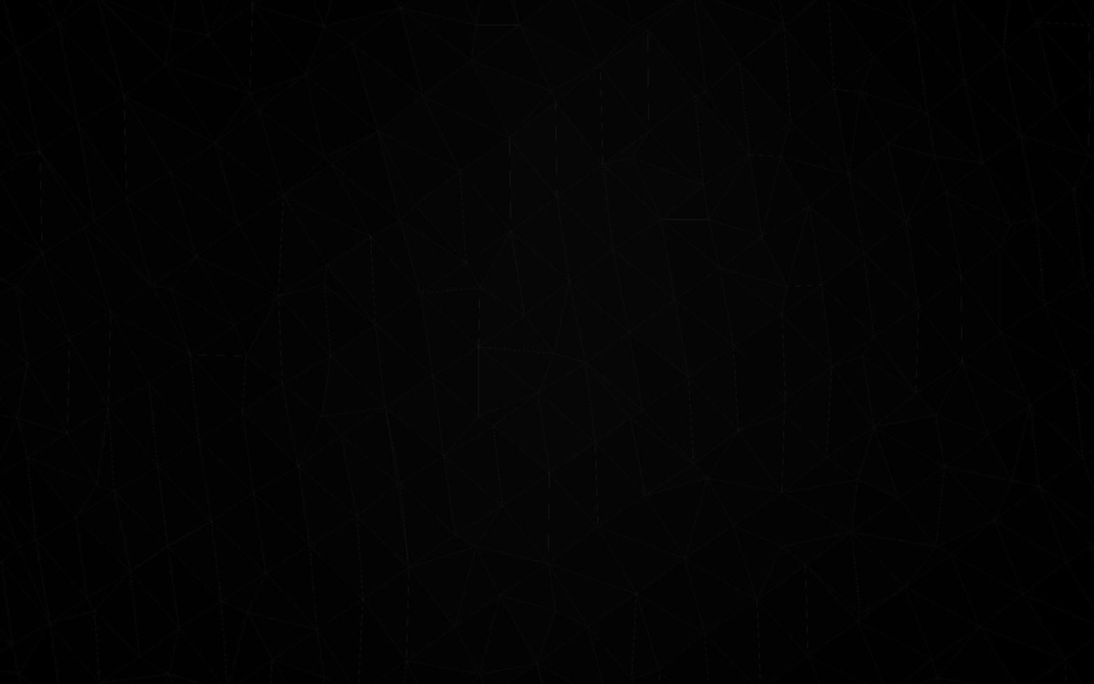 Dark Black vector triangle mosaic template.